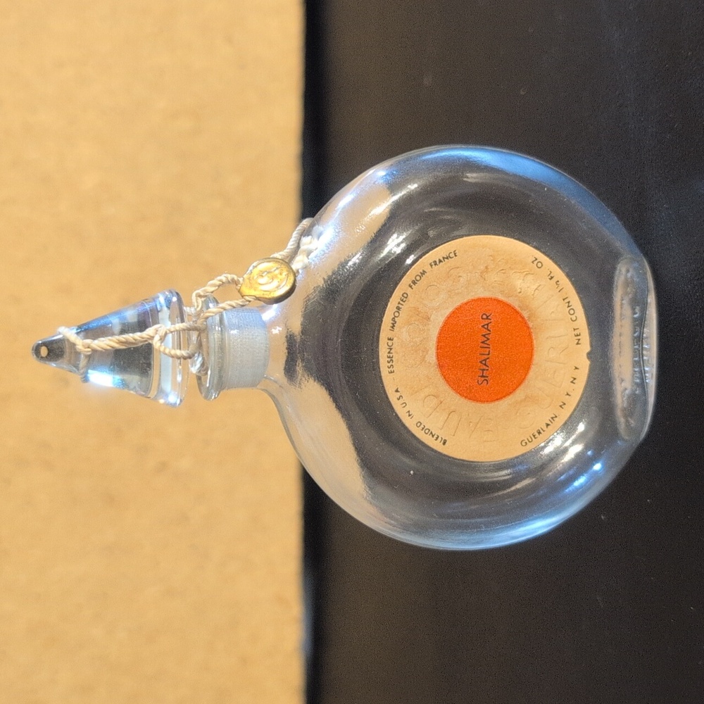 Vintage Shalimar Perfume Bottle
